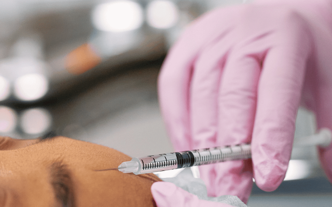 patient receiving botox treatment